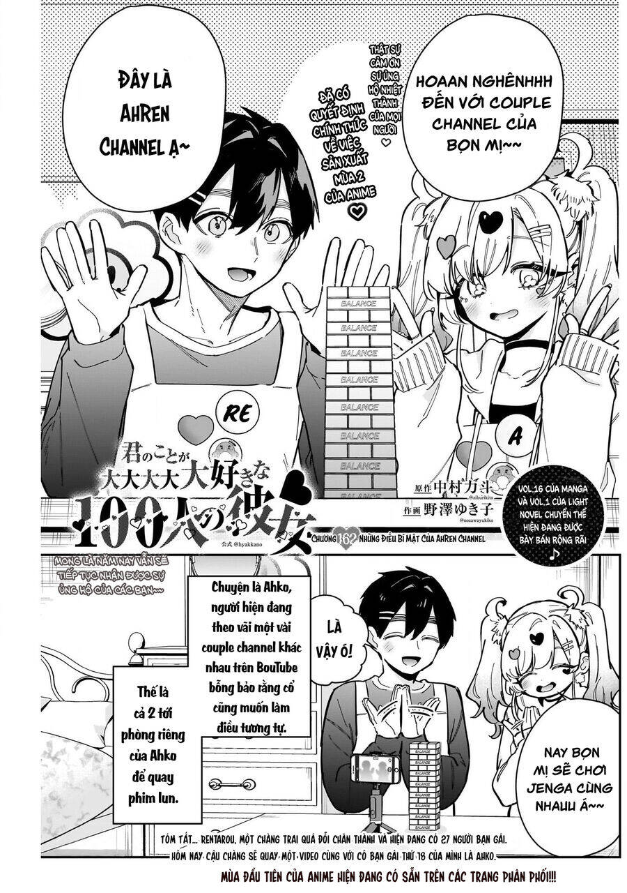 Kimi No Koto Ga Dai Dai Dai Dai Daisuki Na 100-Ri No Kanojo Chap 162 - Next Chap 163