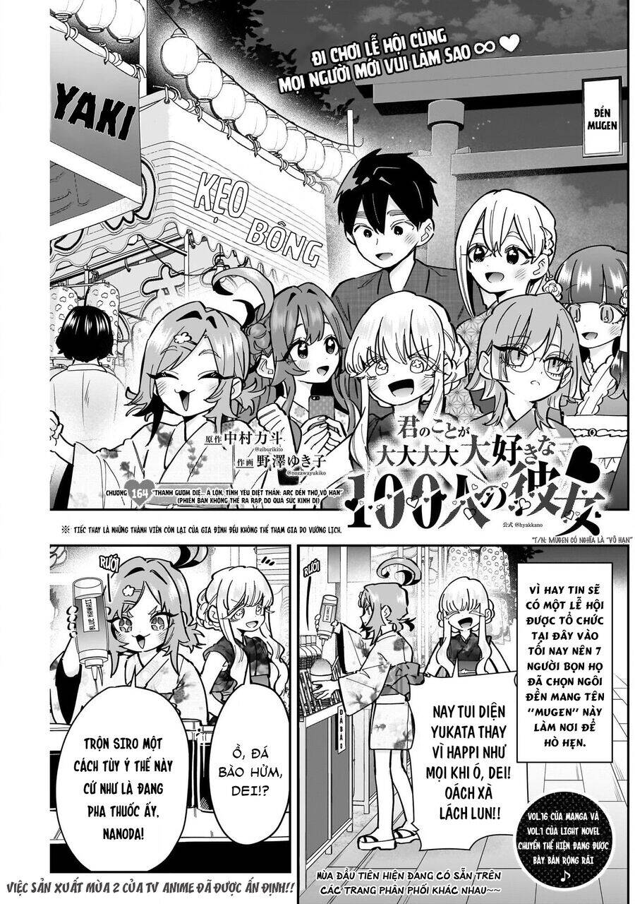 Kimi No Koto Ga Dai Dai Dai Dai Daisuki Na 100-Ri No Kanojo Chap 164 - Next Chap 165