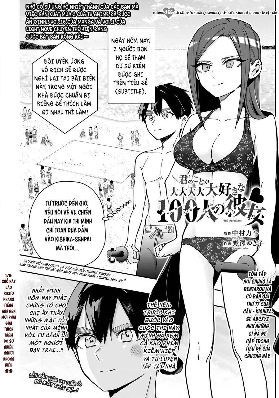 Kimi No Koto Ga Dai Dai Dai Dai Daisuki Na 100-Ri No Kanojo Chap 166 - Next Chap 167
