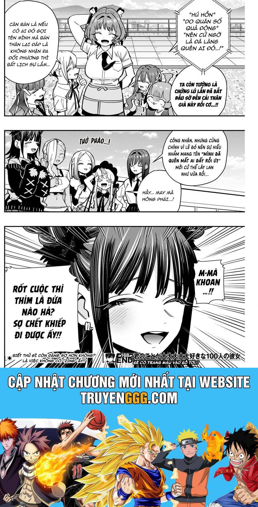 Kimi No Koto Ga Dai Dai Dai Dai Daisuki Na 100-Ri No Kanojo Chap 168 - Next Chap 169