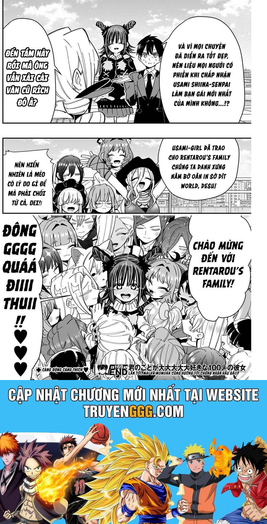 Kimi No Koto Ga Dai Dai Dai Dai Daisuki Na 100-Ri No Kanojo Chap 169 - Next Chap 170