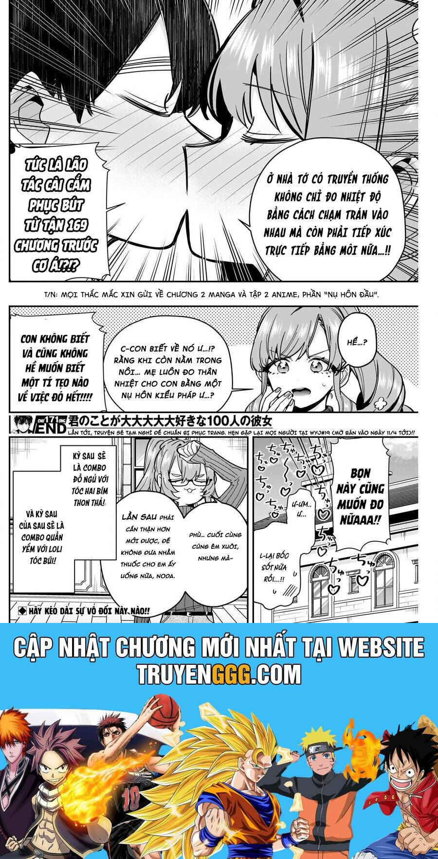 Kimi No Koto Ga Dai Dai Dai Dai Daisuki Na 100-Ri No Kanojo Chap 171 - Next Chap 172