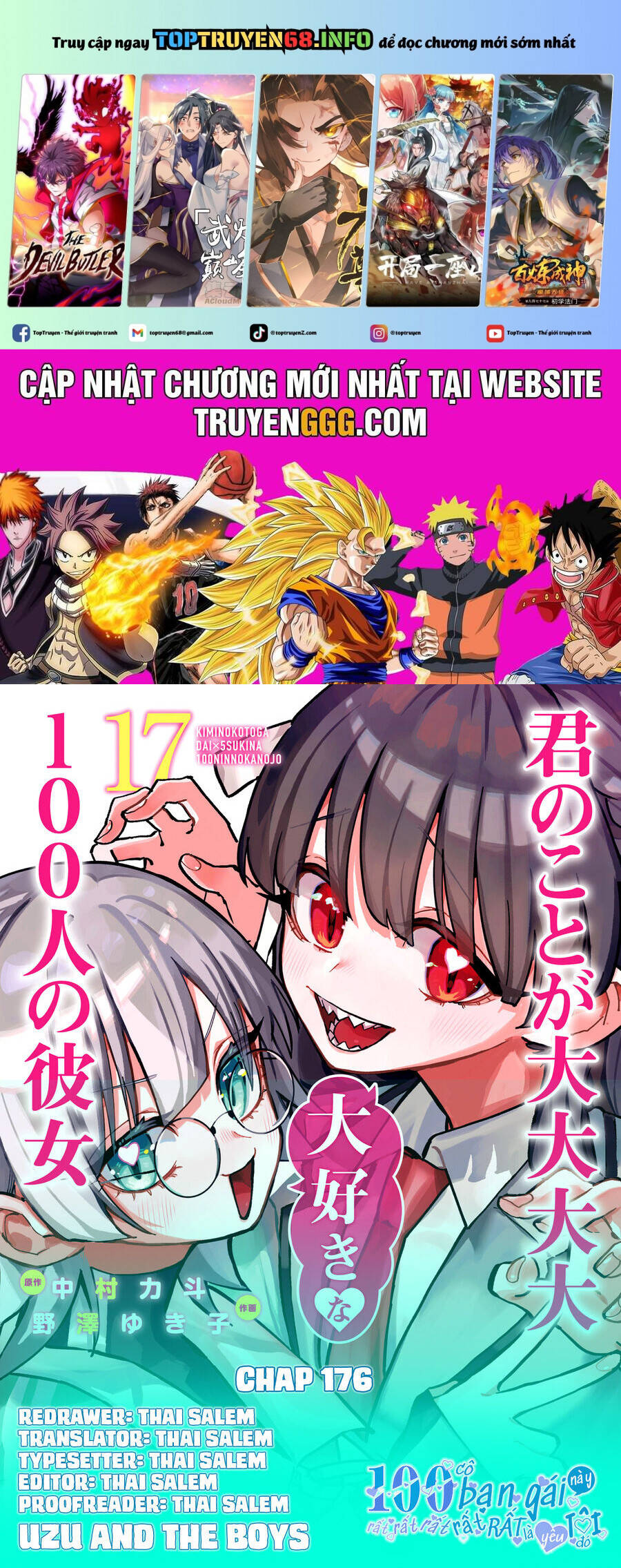 Kimi No Koto Ga Dai Dai Dai Dai Daisuki Na 100-Ri No Kanojo Chap 176 - Next Chap 177