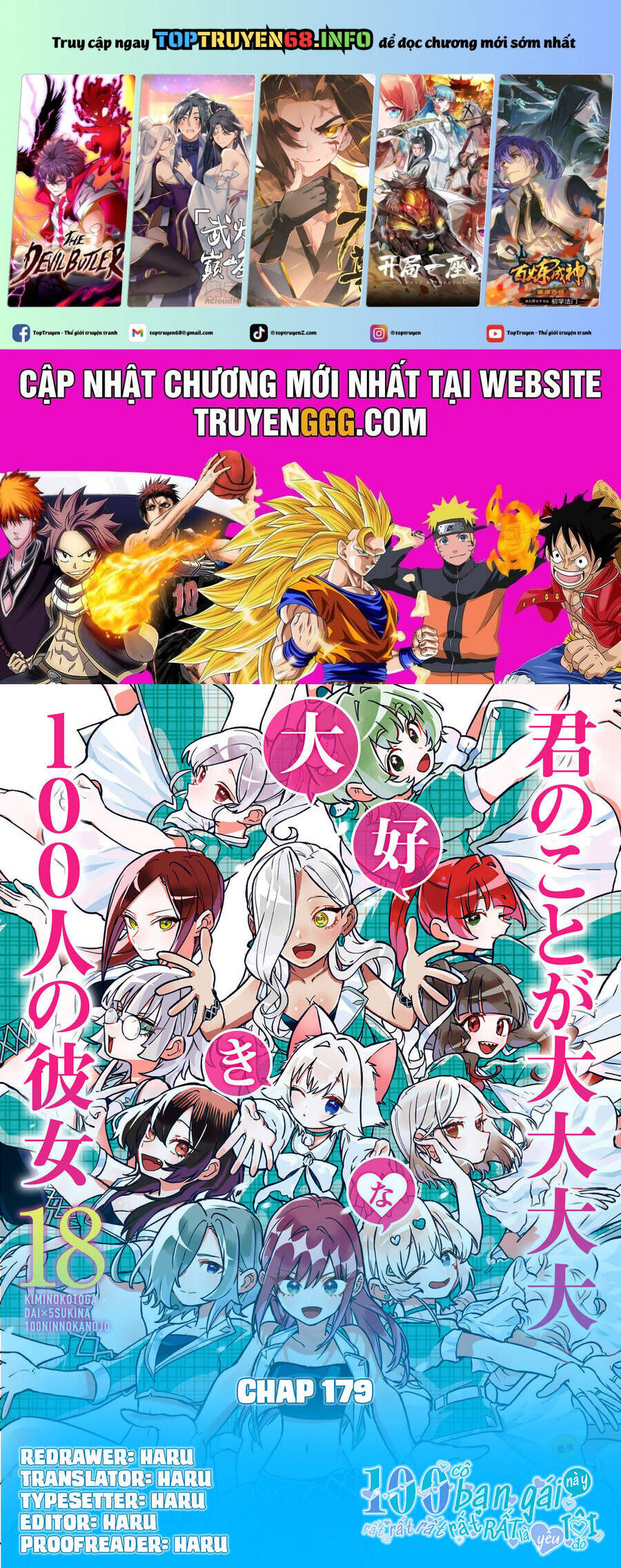 Kimi No Koto Ga Dai Dai Dai Dai Daisuki Na 100-Ri No Kanojo Chap 179 - Next Chap 180