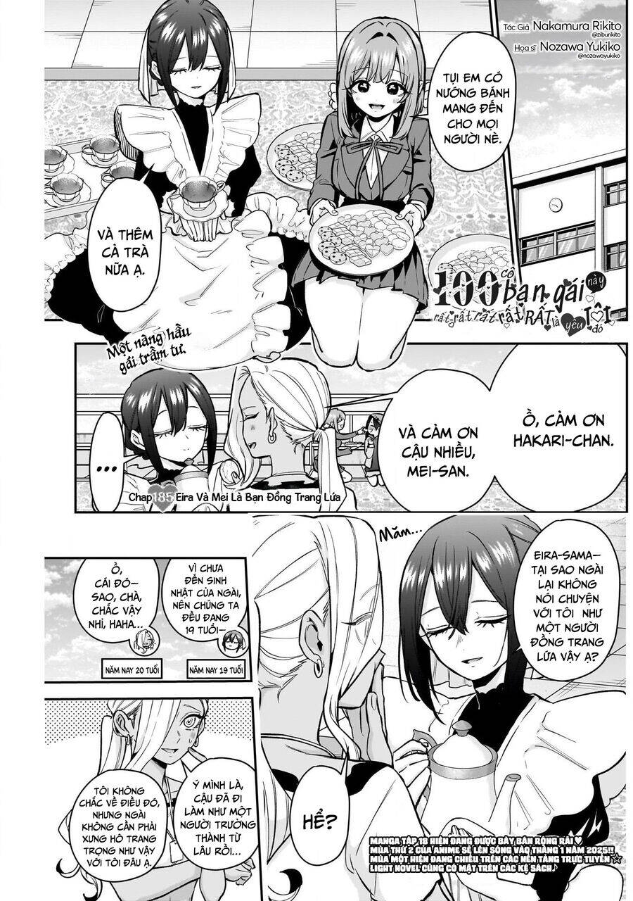 Kimi No Koto Ga Dai Dai Dai Dai Daisuki Na 100-Ri No Kanojo Chap 185 - Next Chap 186