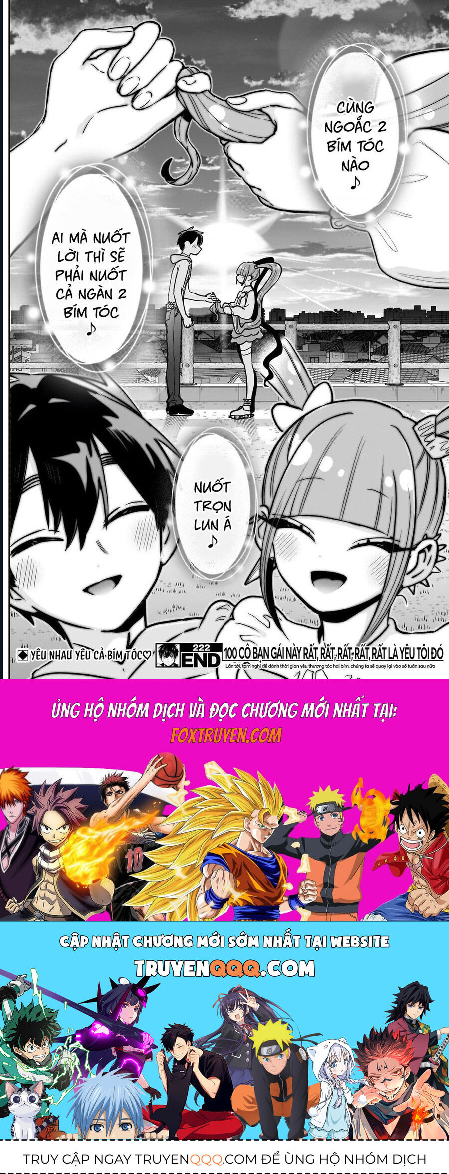 Kimi No Koto Ga Dai Dai Dai Dai Daisuki Na 100-Ri No Kanojo Chap 222 - Next Chap 223