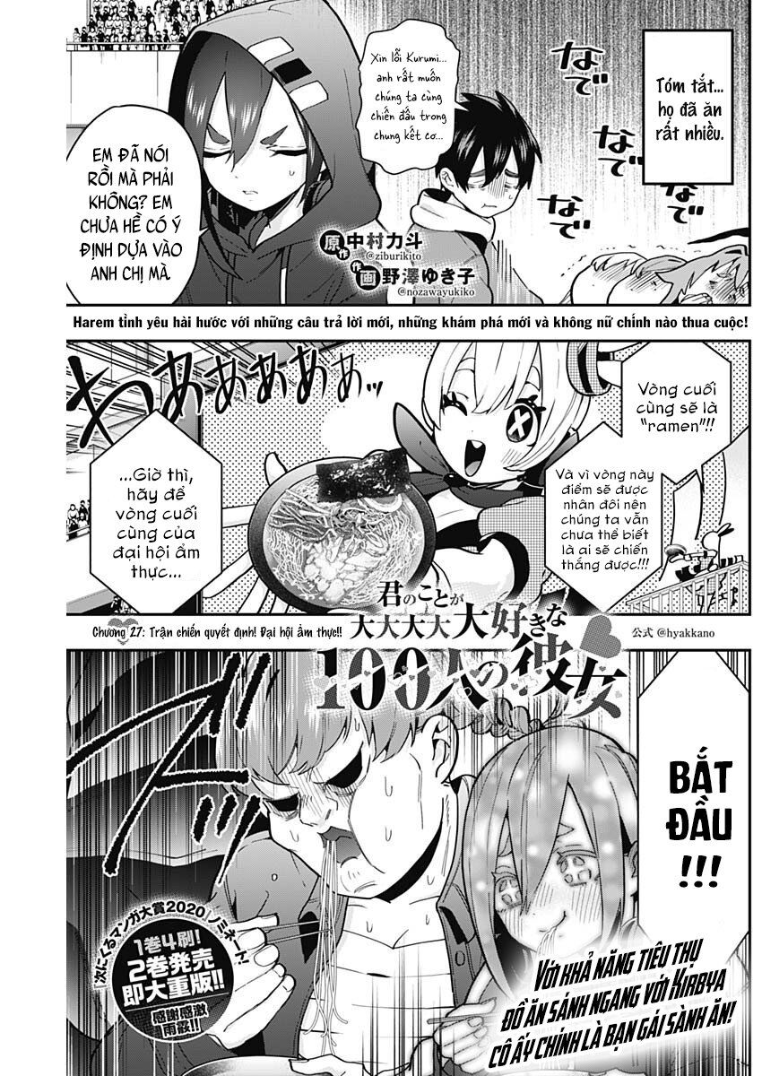 Kimi No Koto Ga Dai Dai Dai Dai Daisuki Na 100-Ri No Kanojo Chap 27 - Next Chap 28