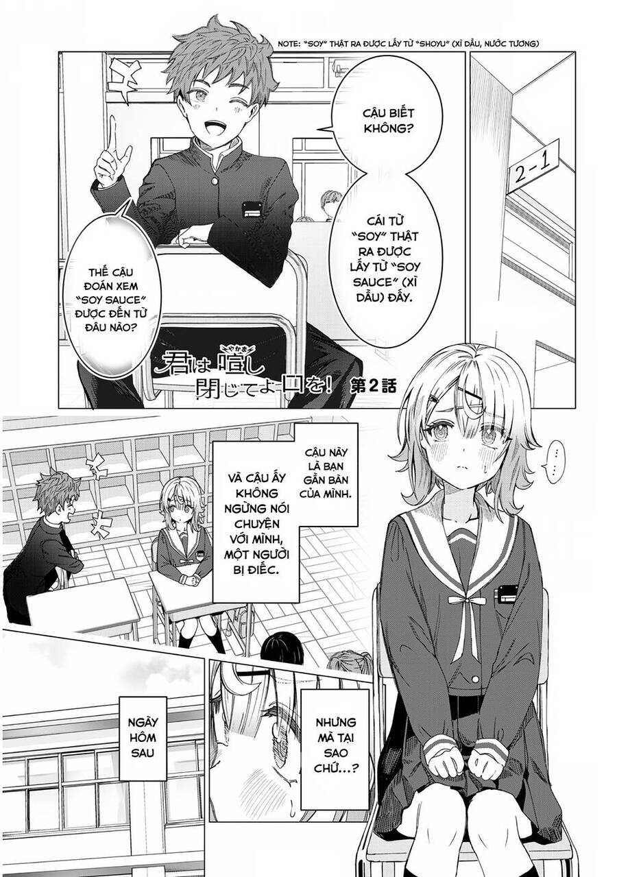 Kimi Wa Yakamashi Tojite Yo Kuchi Wo! Chap 2 - Next Chap 3