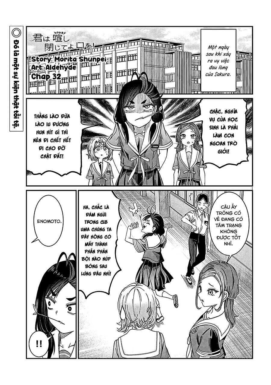 Kimi Wa Yakamashi Tojite Yo Kuchi Wo! Chap 32 - Next Chap 33