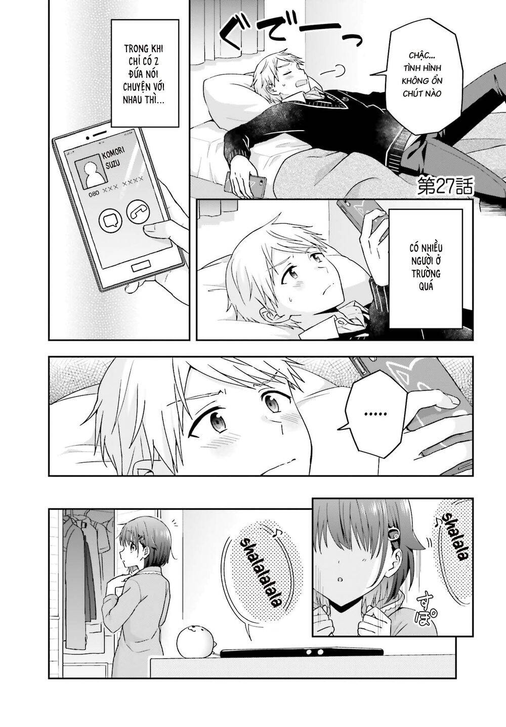 Komori-San Trầm Lặng Và Oobayashi-Kun Ồn Ào Chap 27 - Next Chap 28