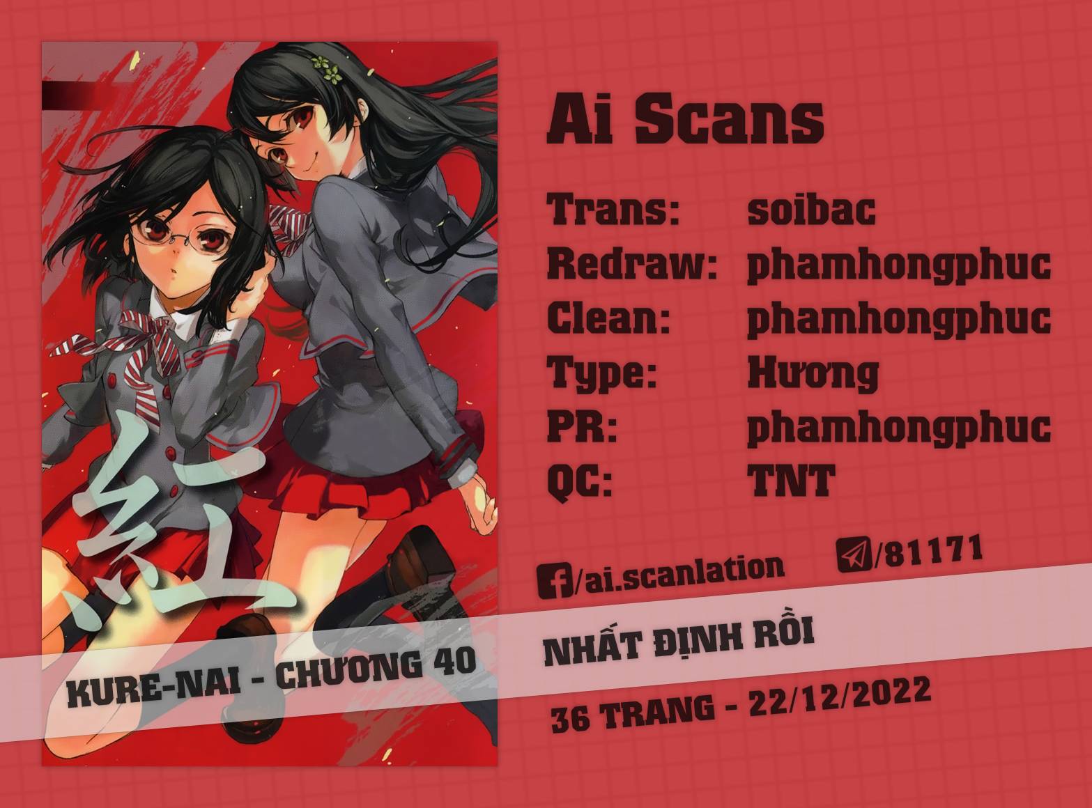 Kure-Nai Chap 40 - Next Chap 41