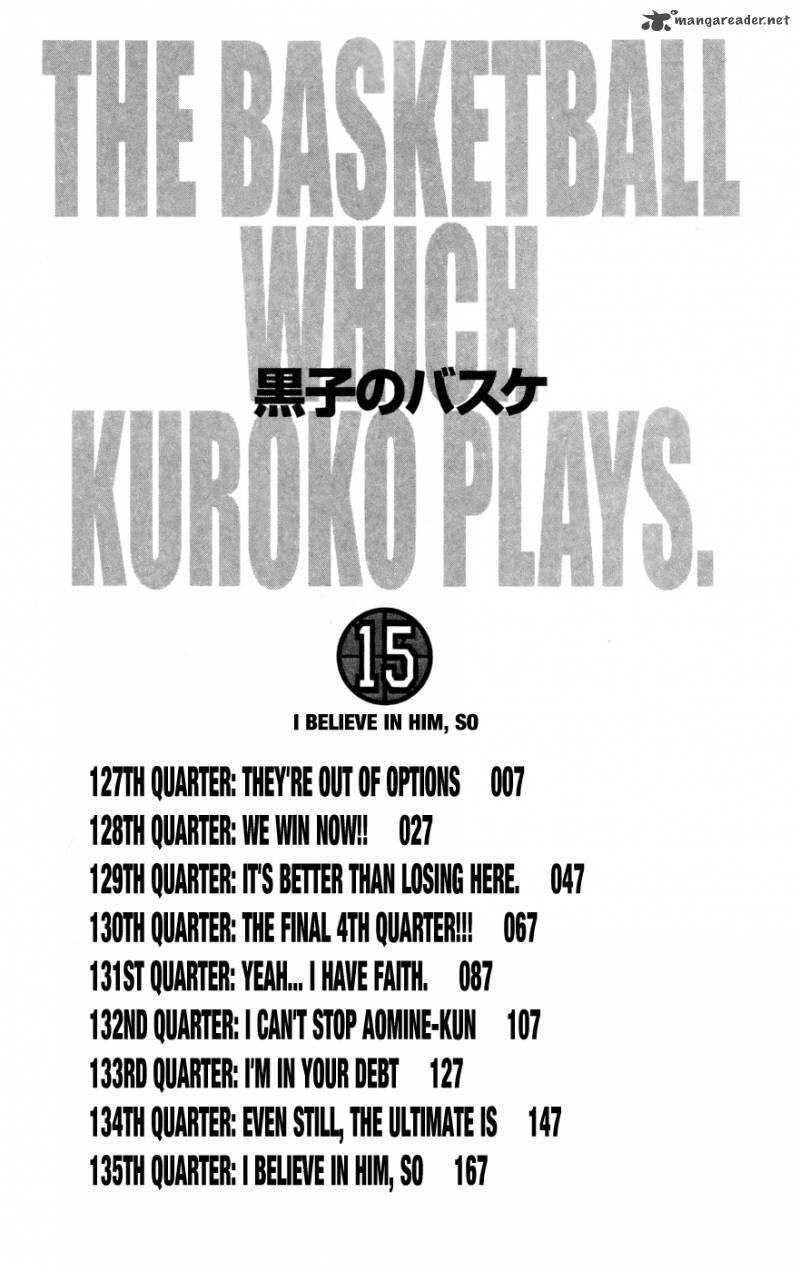 Kuroko No Basuke Chap 127 - Next Chap 128