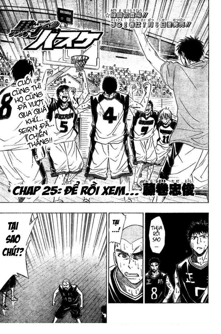 Kuroko No Basuke Chap 25 - Next Chap 26