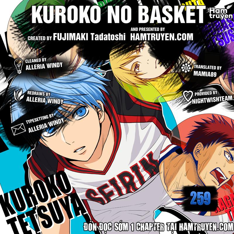 Kuroko No Basuke Chap 259 - Next Chap 260
