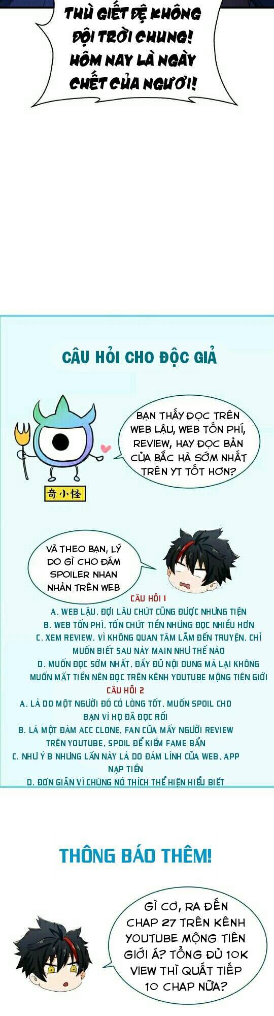 Kỷ Nguyên Kỳ Lạ Chap 18 - Next Chap 19