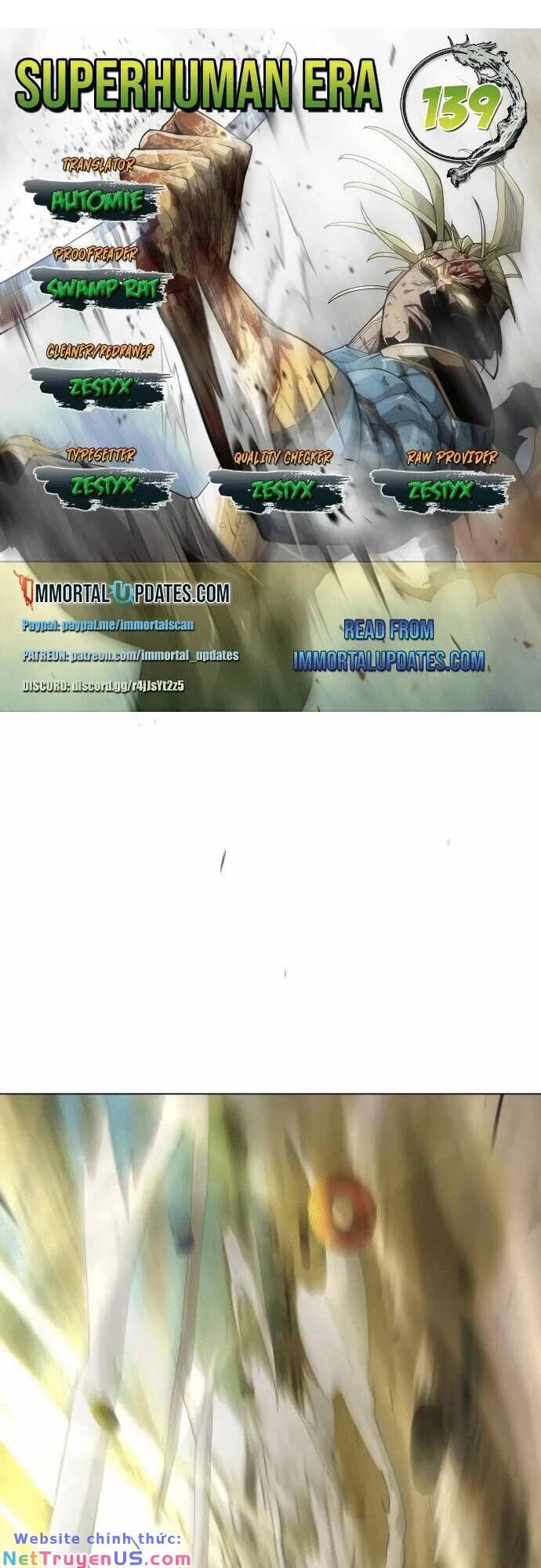 Kỷ Nguyên Siêu Anh Hùng Chap 139 - Next Chap 140