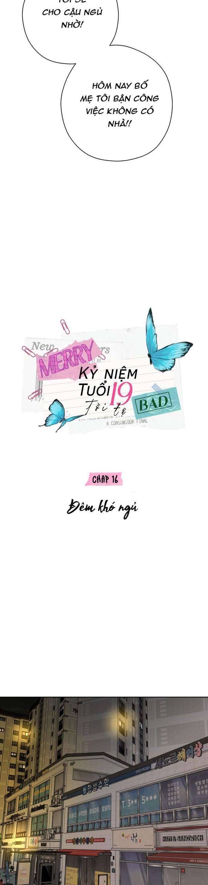 Kỷ Niệm Tuổi 19 Tồi Tệ Chap 16 - Next Chap 17