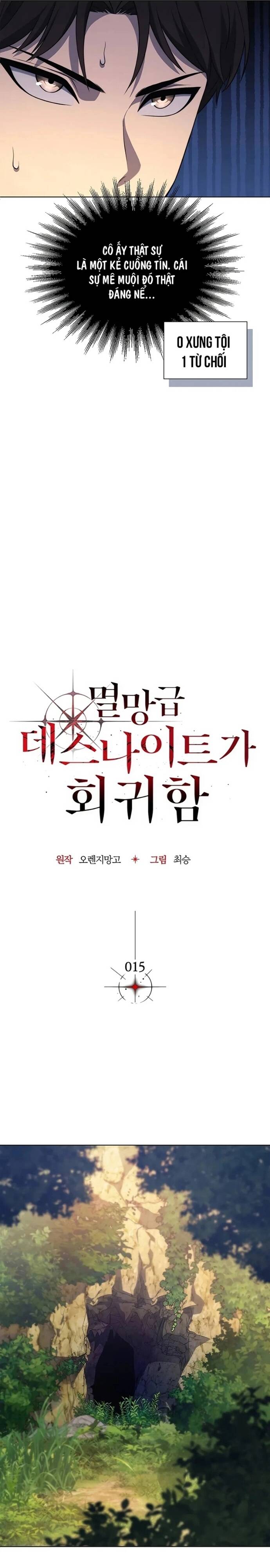 Kỵ Sĩ Tử Thần Cấp Diệt Vong Đã Hồi Quy Chap 15 - Next Chap 16