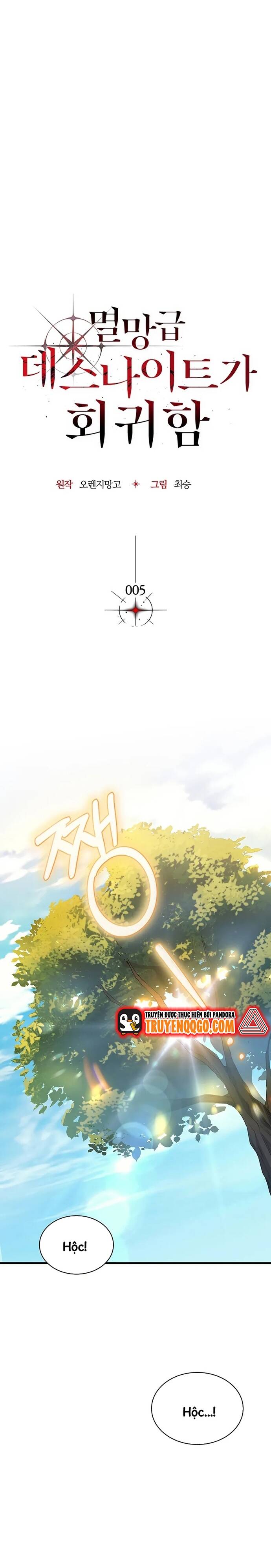 Kỵ Sĩ Tử Thần Cấp Diệt Vong Đã Hồi Quy Chap 5 - Next Chap 6