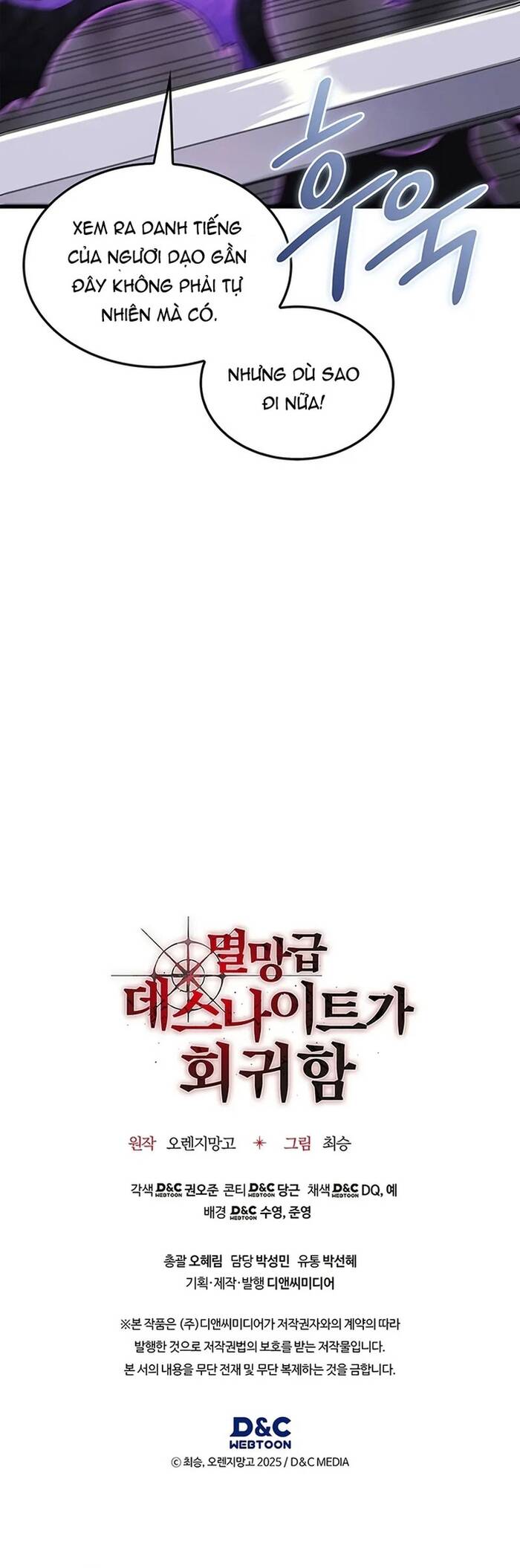 Kỵ Sĩ Tử Thần Cấp Diệt Vong Đã Hồi Quy Chap 9 - Next Chap 10