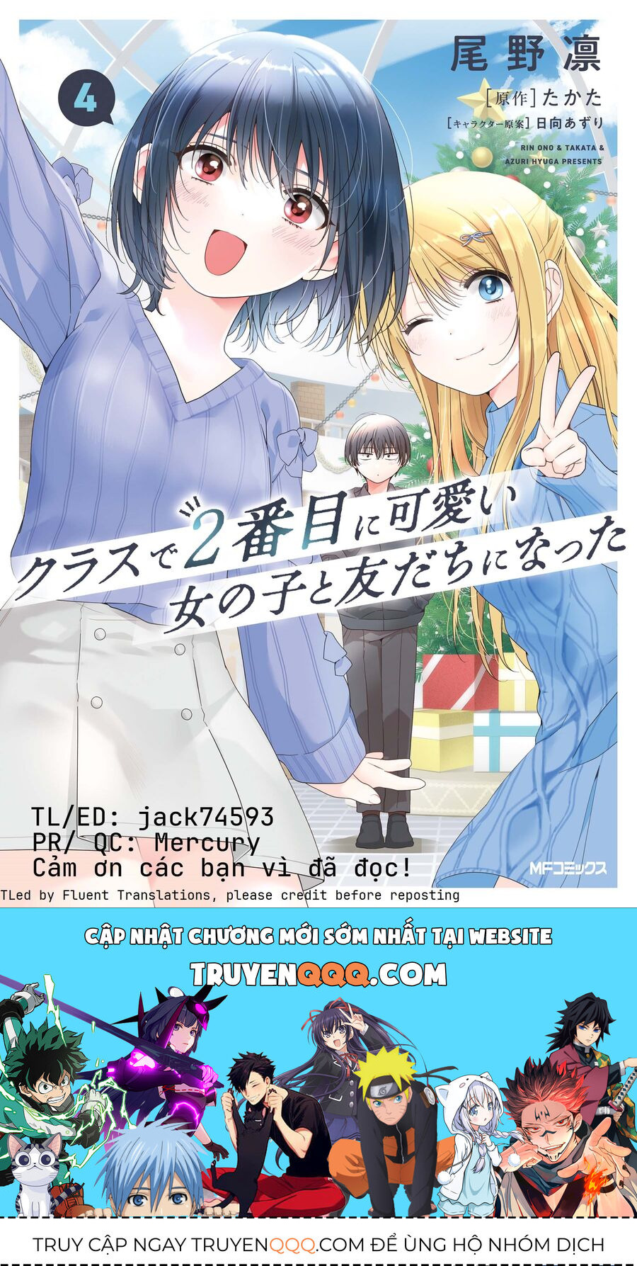 Làm Bạn Với Cô Nàng Dễ Thương Nhì Lớp Chap 271 - Next Chap 272