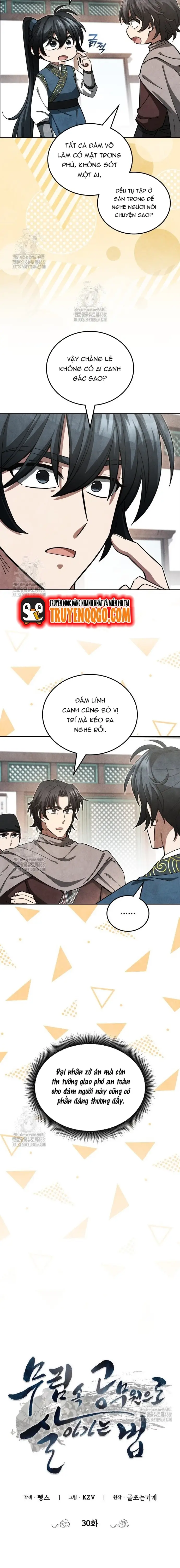 Làm Công Chức Trong Giới Võ Lâm Chap 30 - Next Chap 31