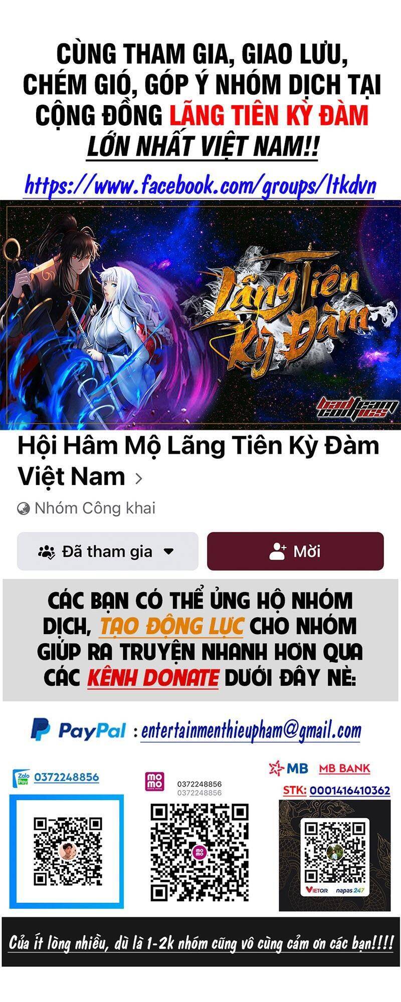 Lãng Tiên Kỳ Đàm Chap 77 - Next Chap 78
