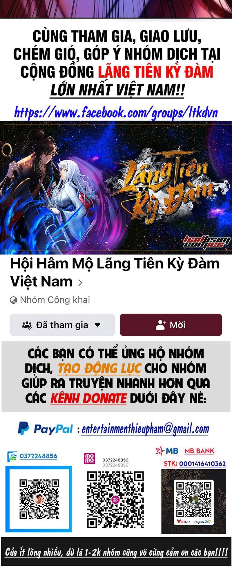 Lãng Tiên Kỳ Đàm Chap 77 - Next Chap 78
