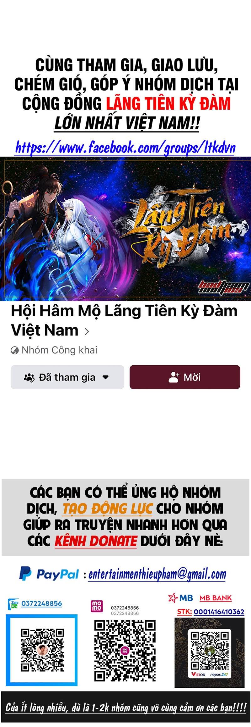 Lãng Tiên Kỳ Đàm Chap 96 - Next Chap 97