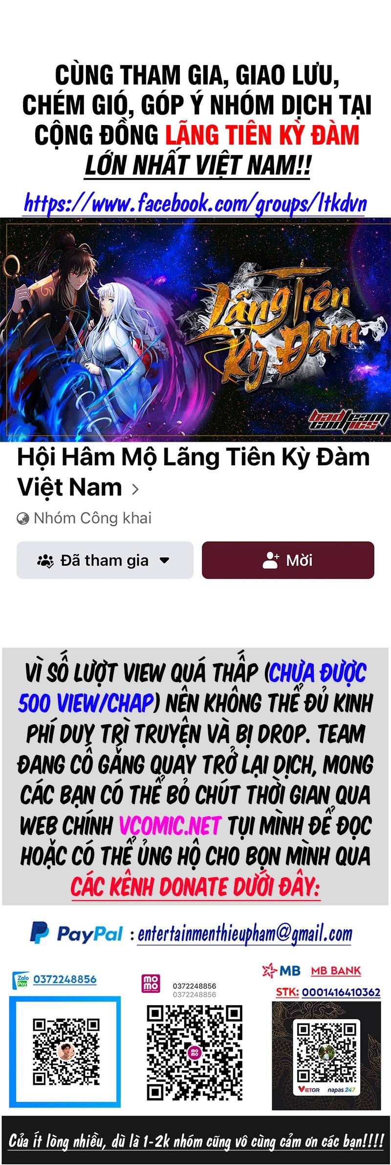 Lãng Tiên Kỳ Đàm Chap 98 - Next Chap 99