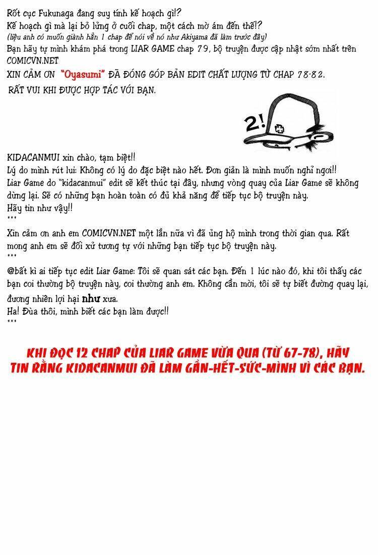 Liar Game Chap 78 - Next Chap 79
