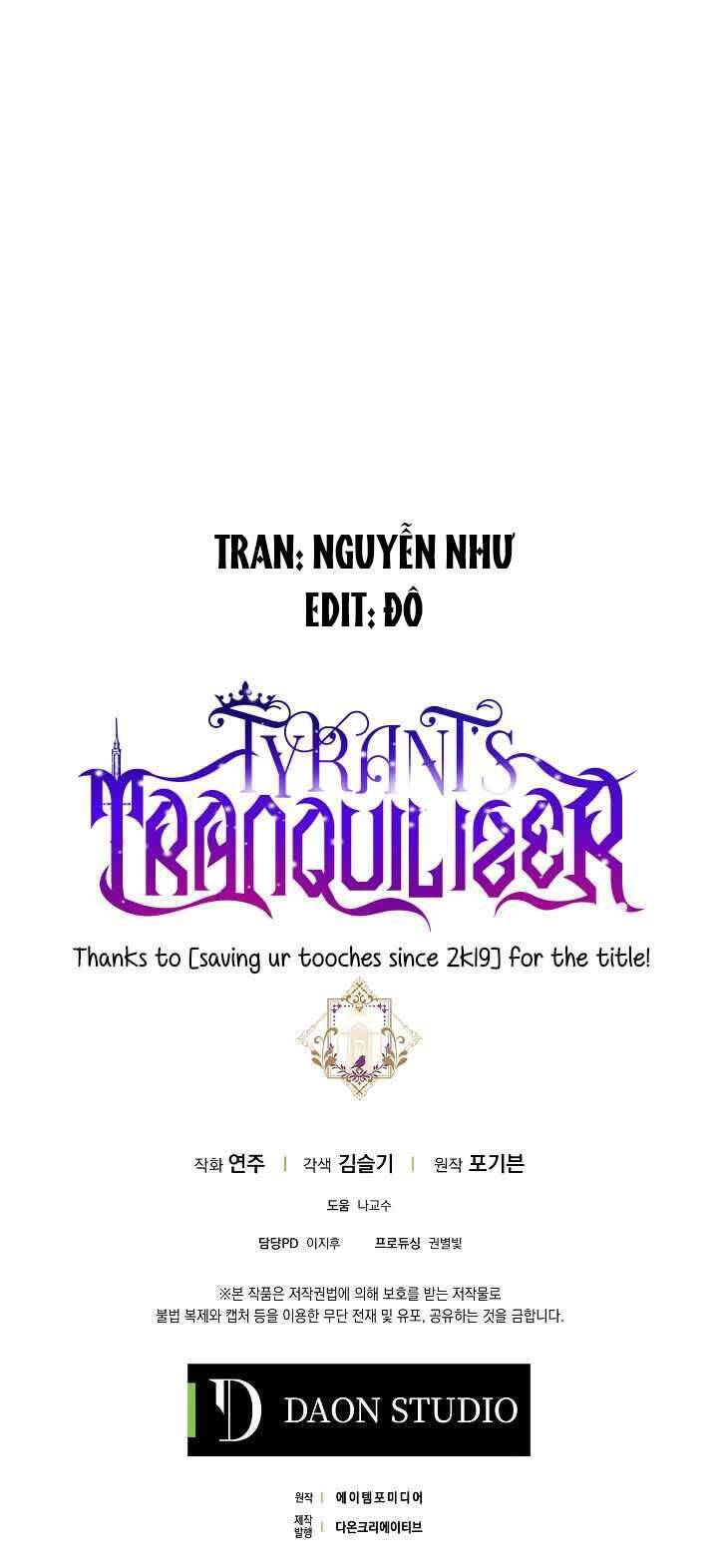 Liều Thuốc An Thần Của Bạo Chúa Chap 8 - Next Chap 9