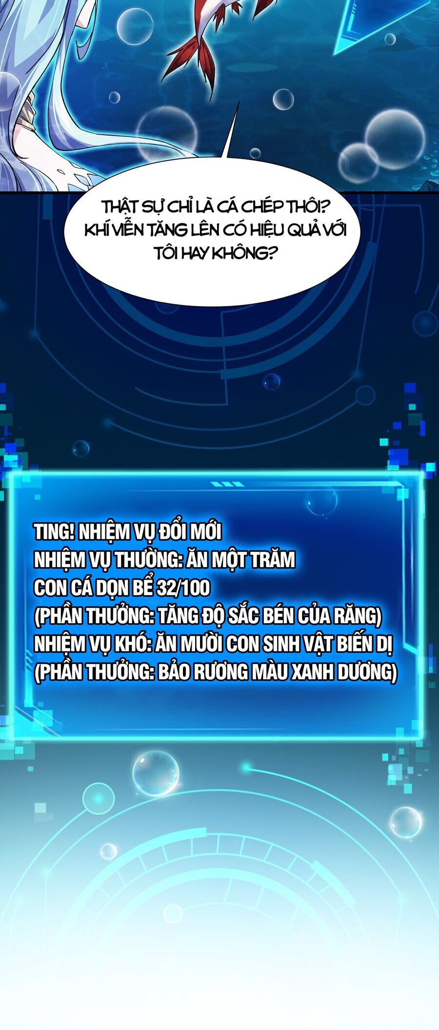 Linh Khí Khôi Phục: Từ Cá Chép Tiến Hóa Thành Thần Long Chap 5 - Next Chap 6