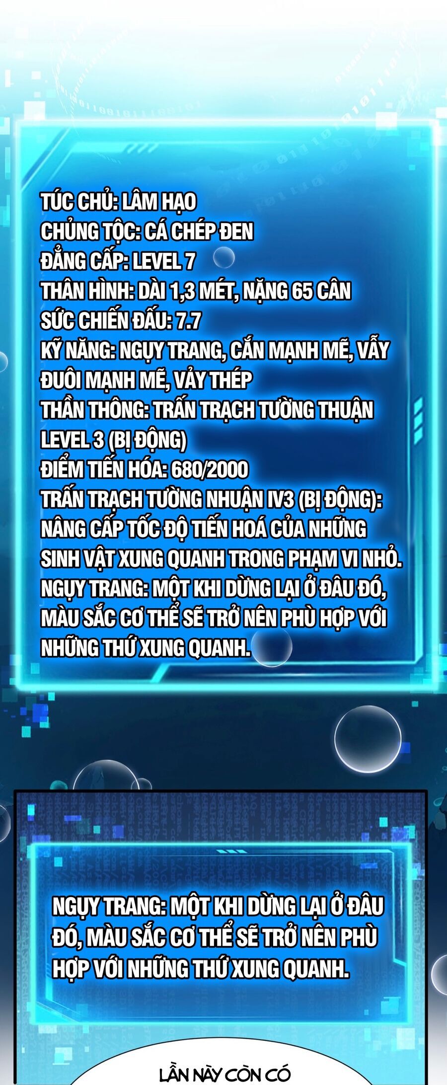 Linh Khí Khôi Phục: Từ Cá Chép Tiến Hóa Thành Thần Long Chap 5 - Next Chap 6