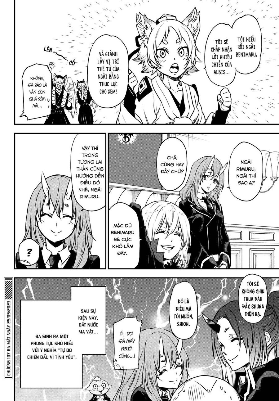 Lúc Đó, Tôi Đã Chuyển Sinh Thành Slime Chap 106 - Next Chap 107