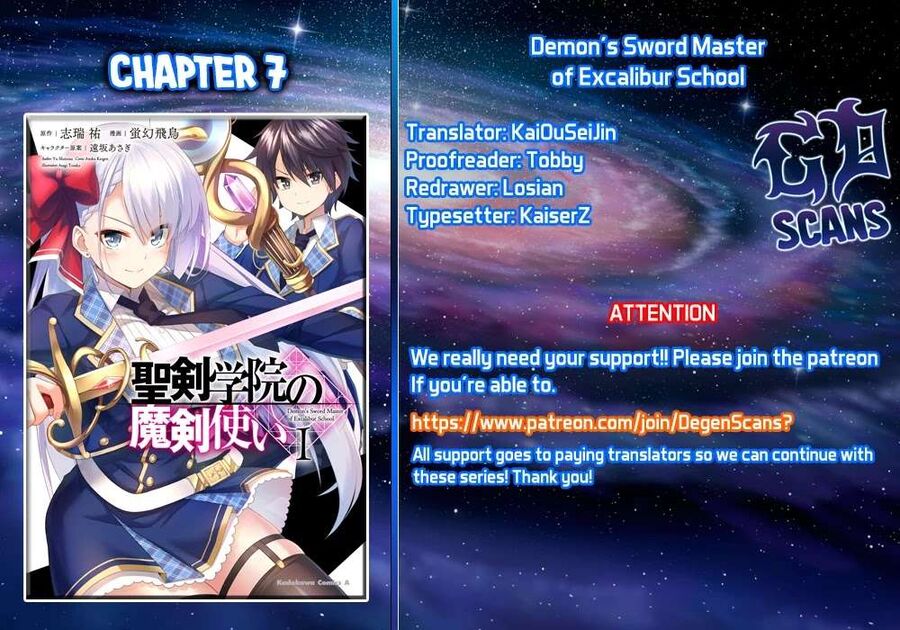 Ma Kiếm Sư Tại Học Viện Thánh Kiếm Chap 7 - Next Chap 8
