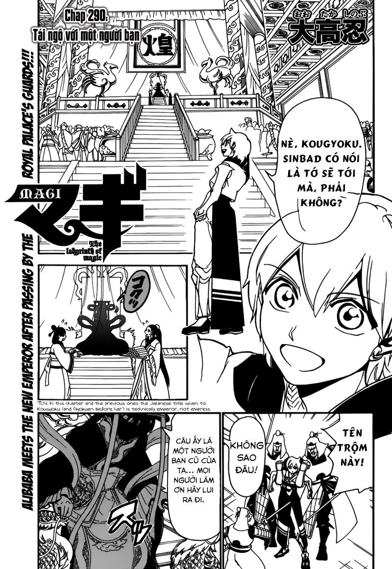 Magi: Bậc Thầy Pháp Thuật Chap 290 - Next Chap 291