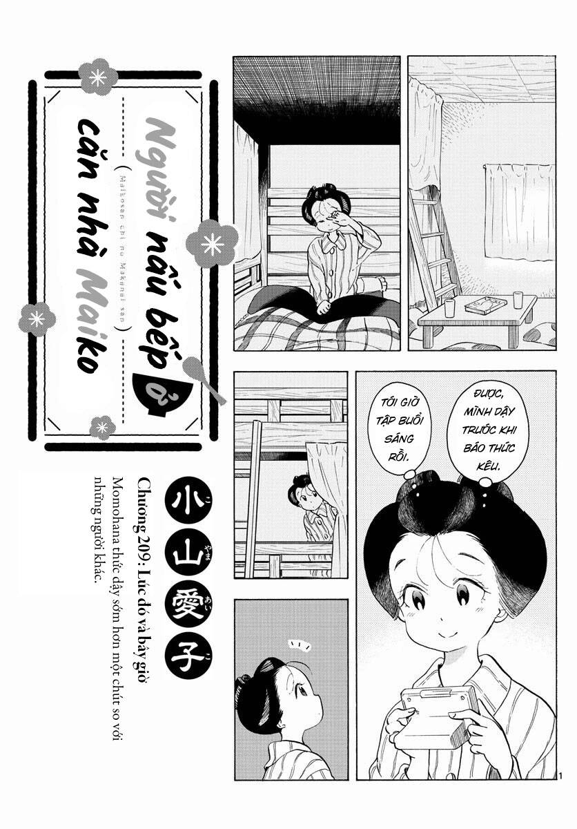 Maiko-San Chi No Makanai-San Chap 209 - Next Chap 210