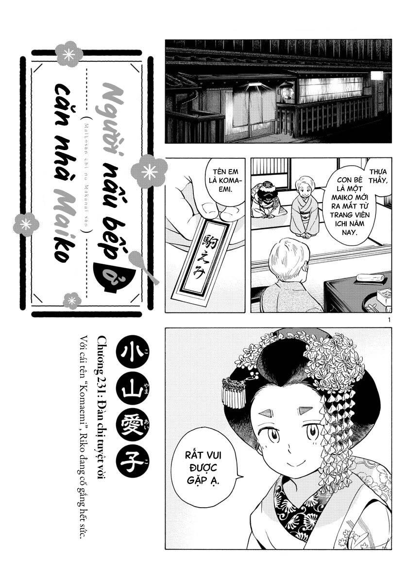 Maiko-San Chi No Makanai-San Chap 231 - Next Chap 232