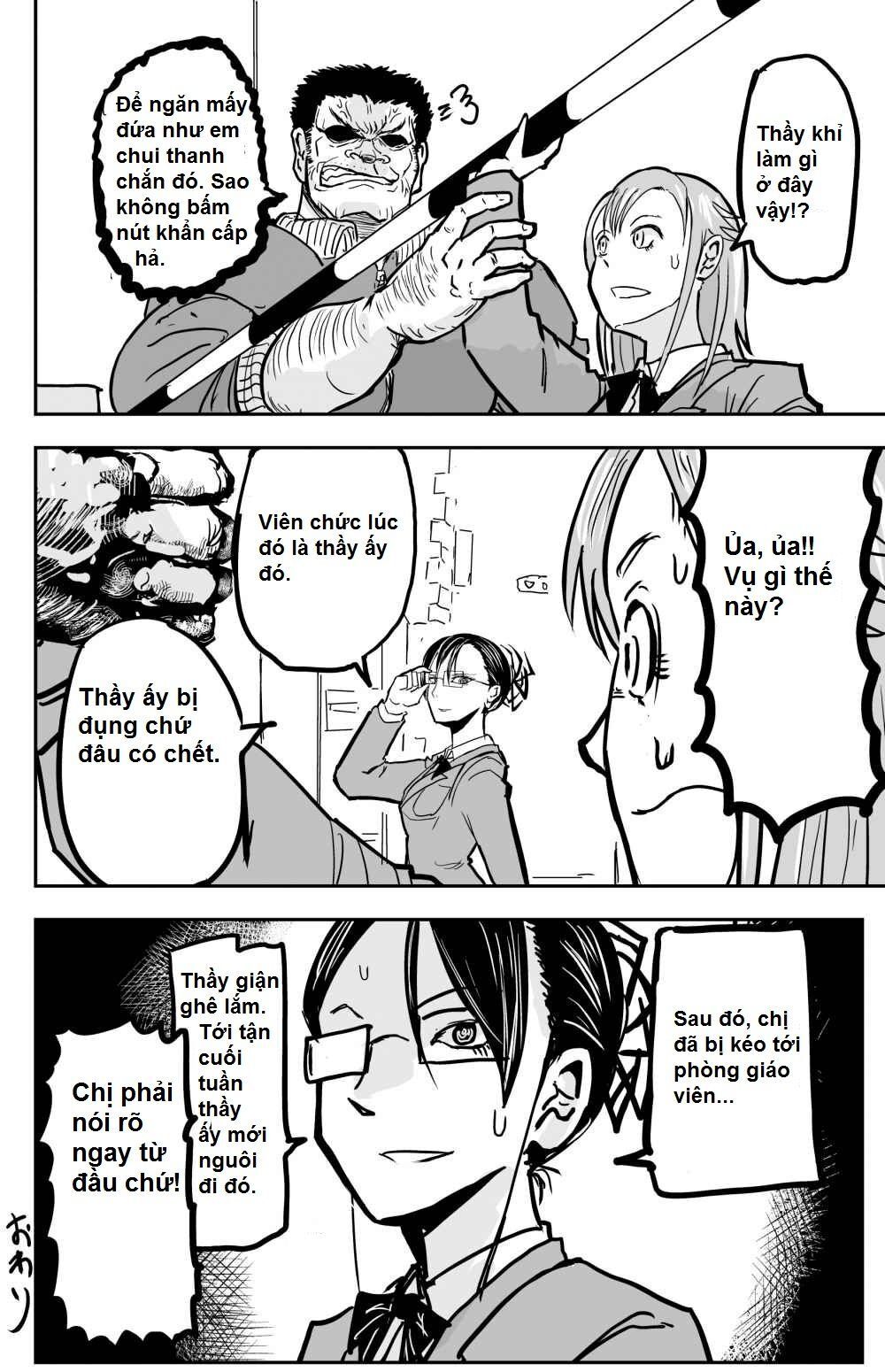 Manga Về Giáo Viên Thể Dục Lẽ Ra Phải Chết Đầu Phim Kinh Dị Chap 10 - Next Chap 11