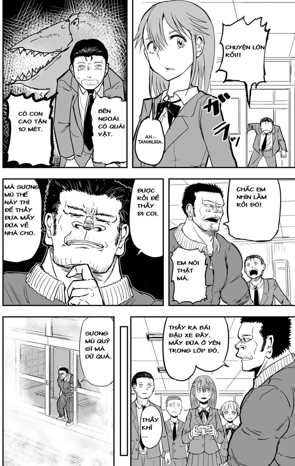 Manga Về Giáo Viên Thể Dục Lẽ Ra Phải Chết Đầu Phim Kinh Dị Chap 12 - Next Chap 13