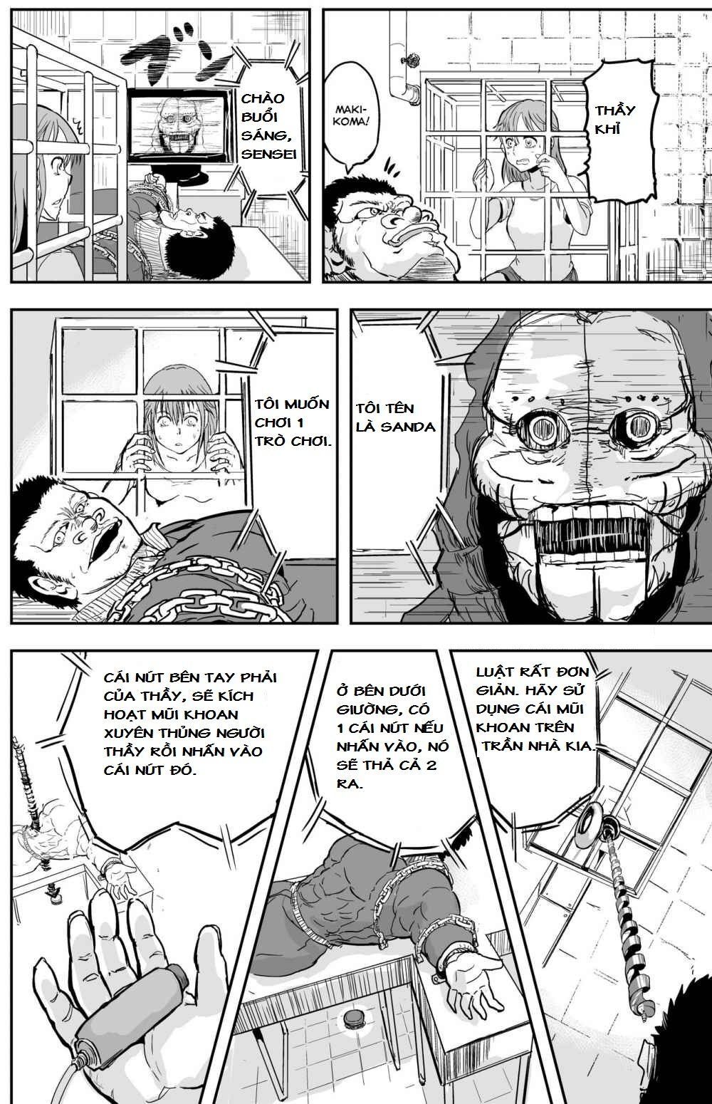 Manga Về Giáo Viên Thể Dục Lẽ Ra Phải Chết Đầu Phim Kinh Dị Chap 13 - Next Chap 14