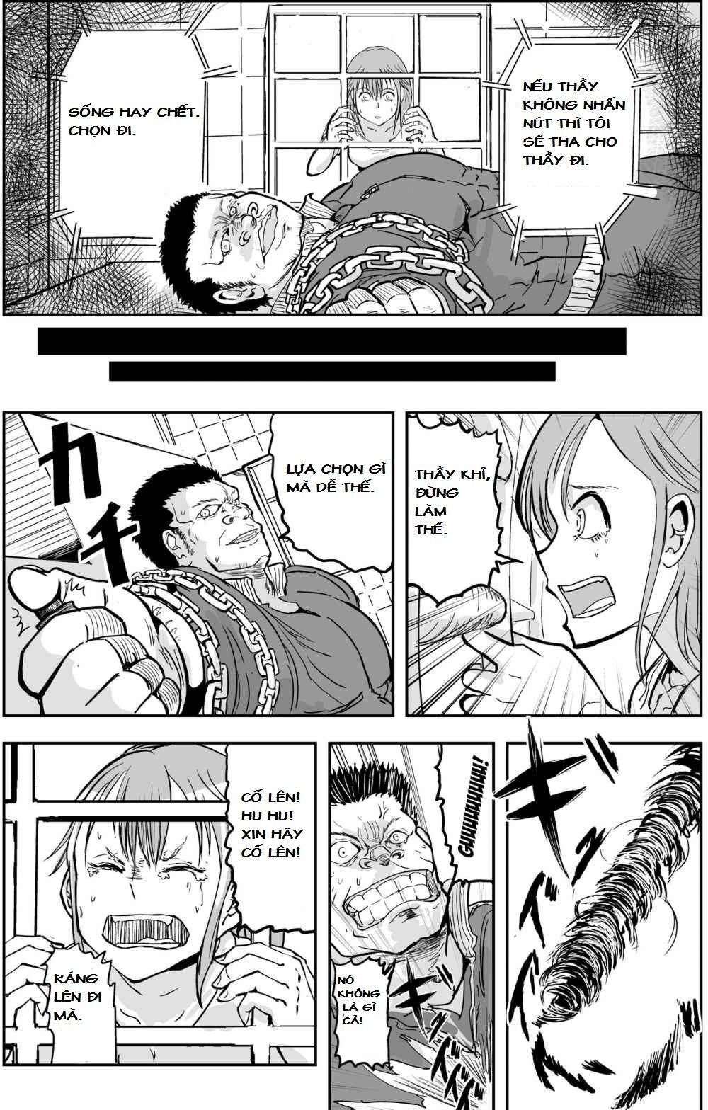 Manga Về Giáo Viên Thể Dục Lẽ Ra Phải Chết Đầu Phim Kinh Dị Chap 13 - Next Chap 14