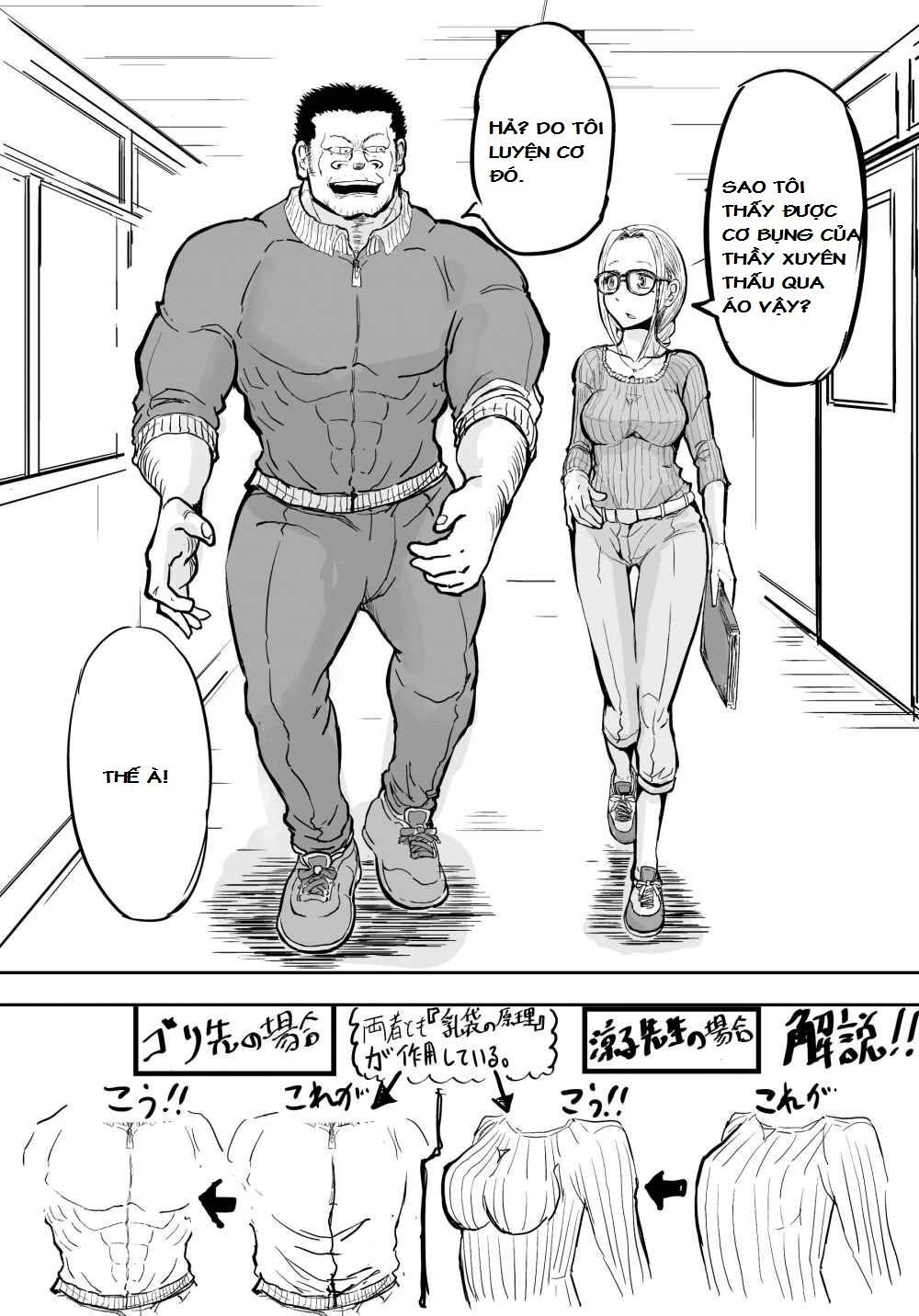 Manga Về Giáo Viên Thể Dục Lẽ Ra Phải Chết Đầu Phim Kinh Dị Chap 13 - Next Chap 14