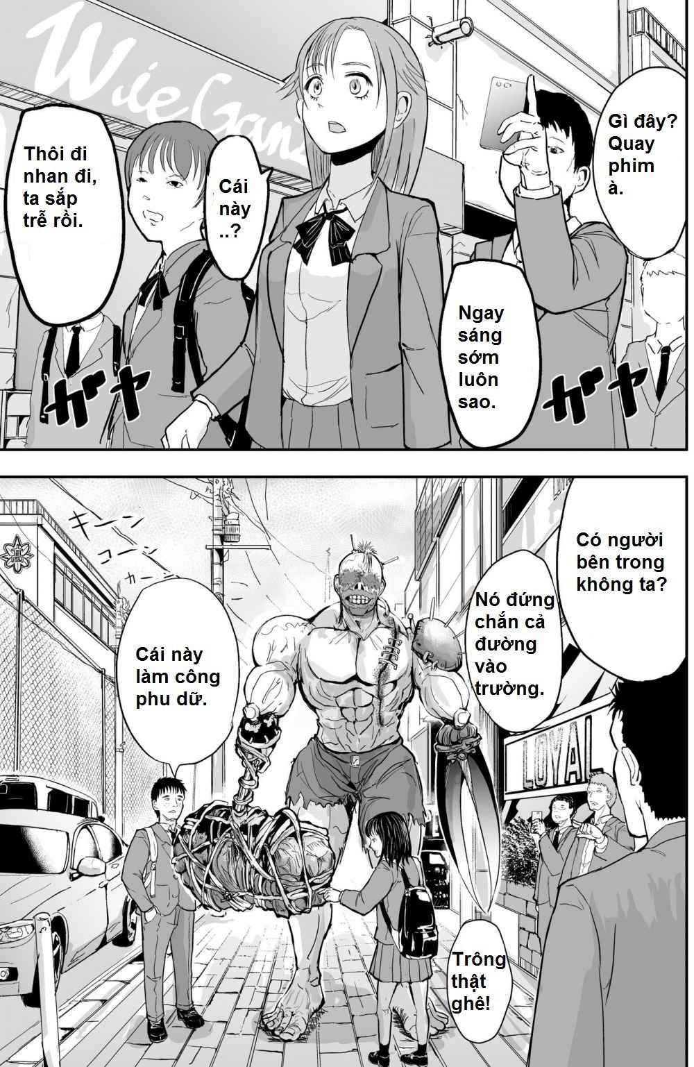 Manga Về Giáo Viên Thể Dục Lẽ Ra Phải Chết Đầu Phim Kinh Dị Chap 6 - Next Chap 7