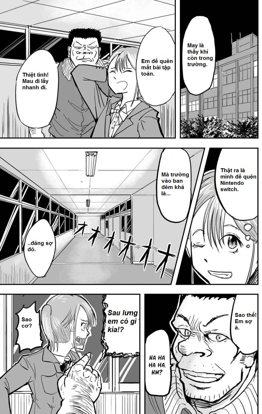 Manga Về Giáo Viên Thể Dục Lẽ Ra Phải Chết Đầu Phim Kinh Dị Chap 9 - Next Chap 10