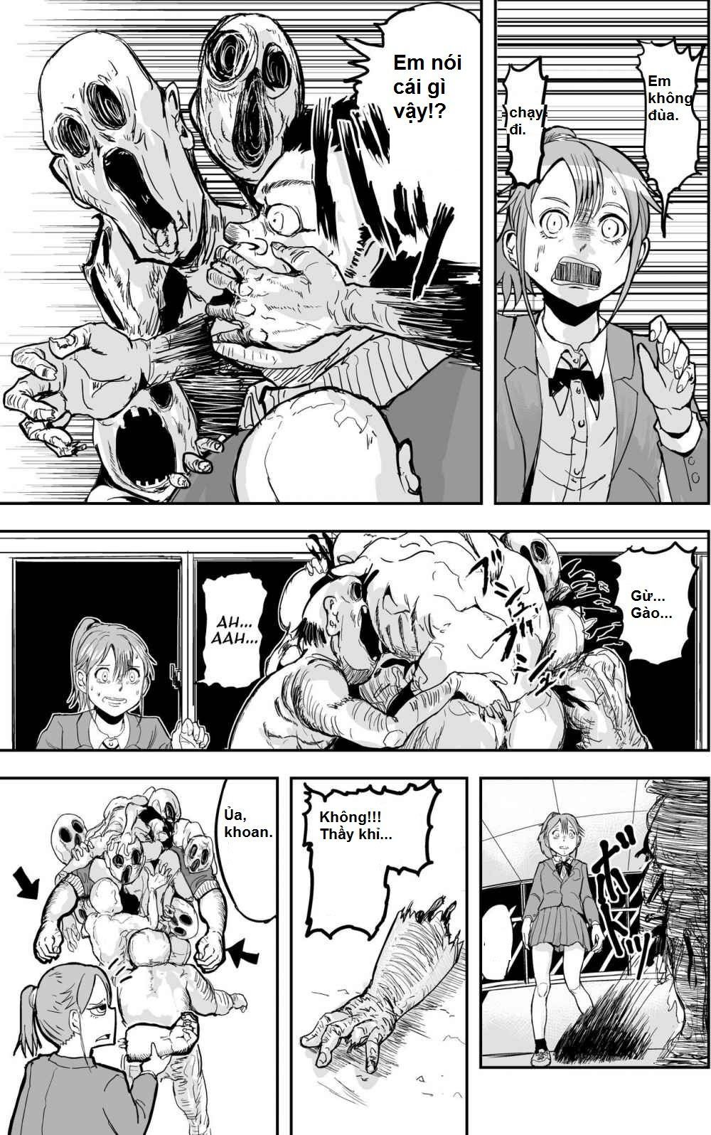 Manga Về Giáo Viên Thể Dục Lẽ Ra Phải Chết Đầu Phim Kinh Dị Chap 9 - Next Chap 10