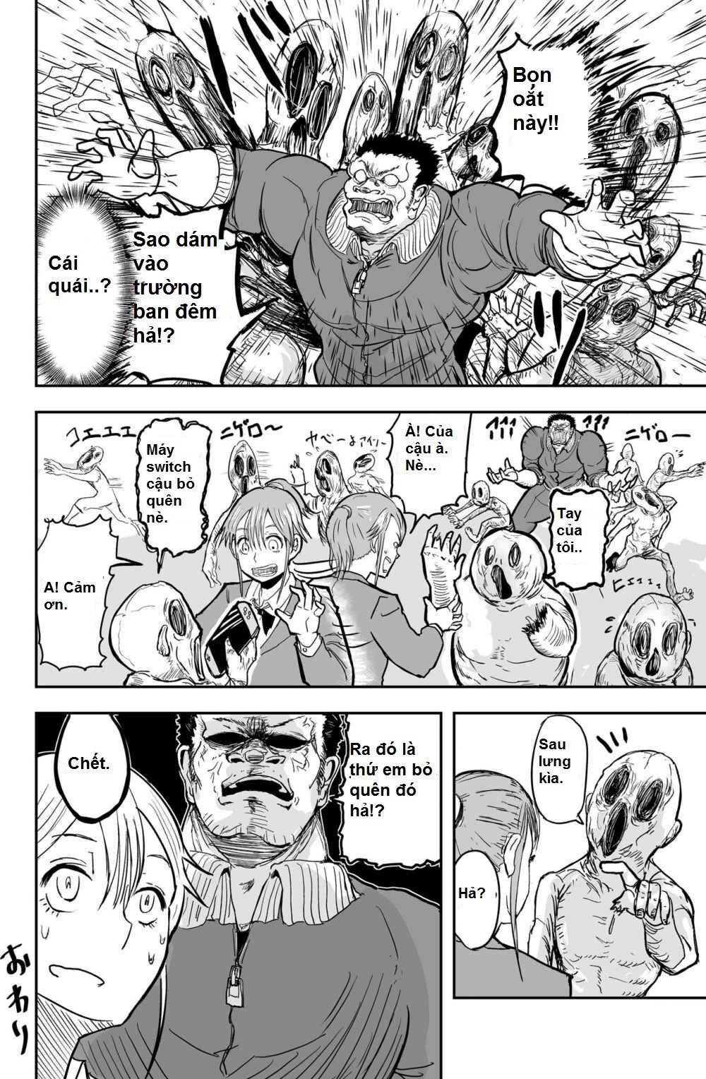 Manga Về Giáo Viên Thể Dục Lẽ Ra Phải Chết Đầu Phim Kinh Dị Chap 9 - Next Chap 10