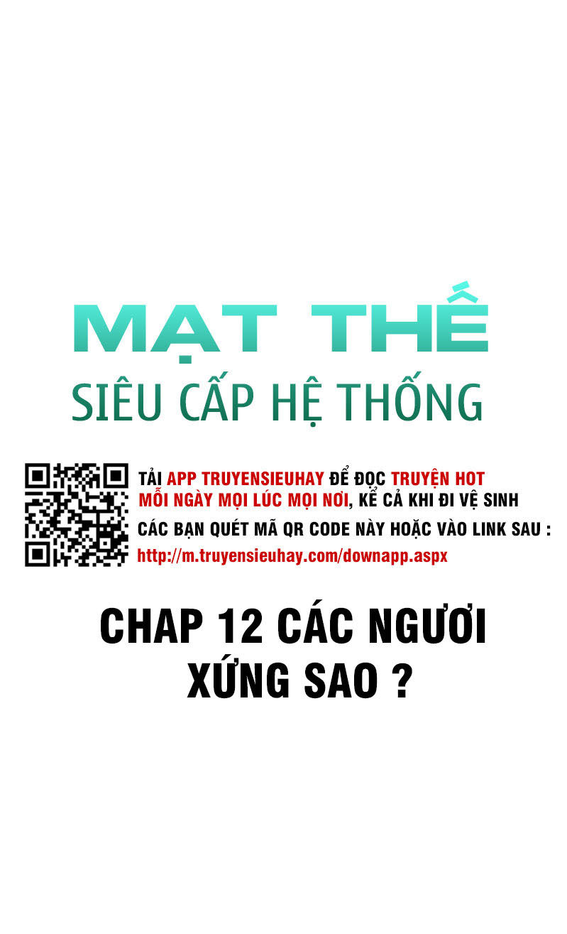 Mạt Thế Siêu Cấp Hệ Thống Chap 12 - Next Chap 13