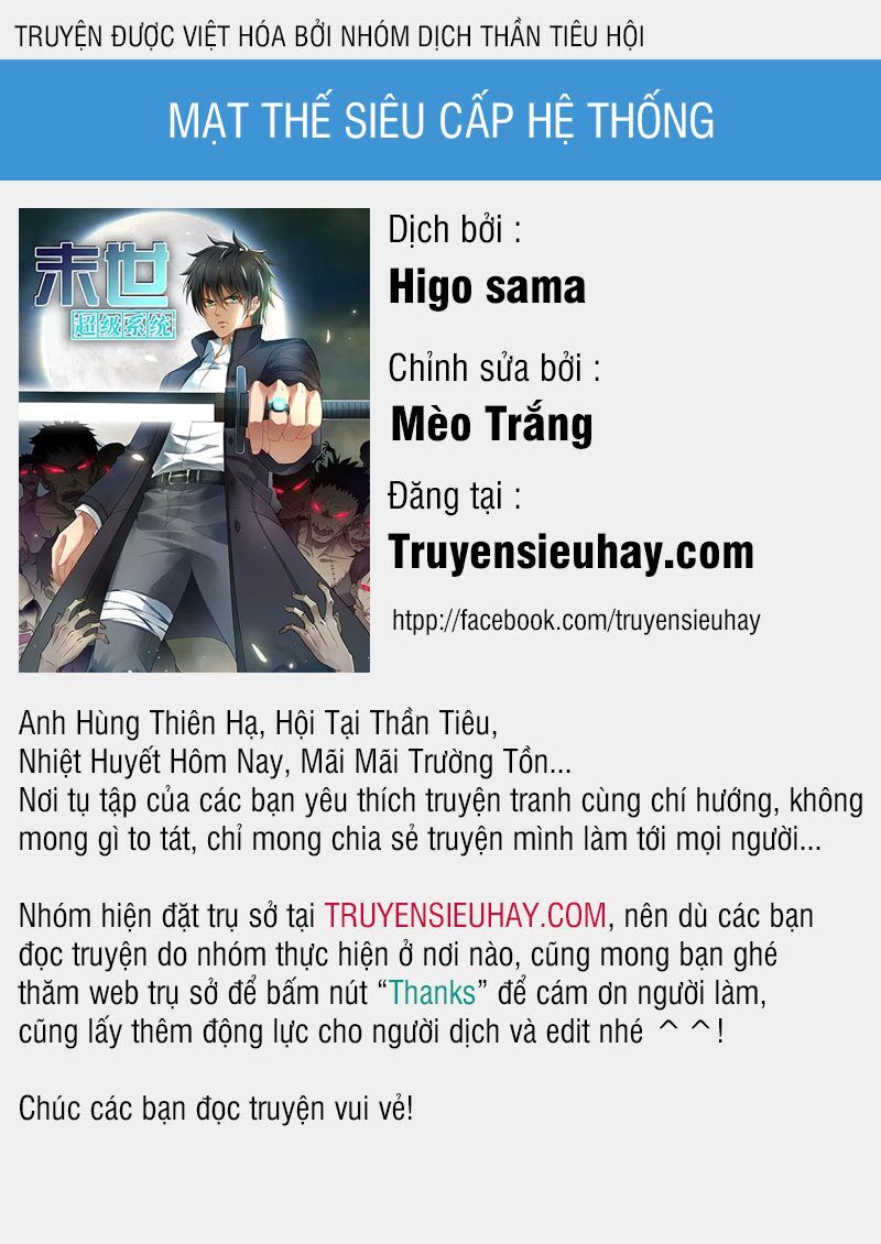 Mạt Thế Siêu Cấp Hệ Thống Chap 24 - Next Chap 25